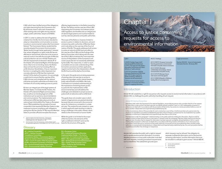 Access to Justice in European Union Law - Client Earth Access to Justice in European Union Law - Client Earth
